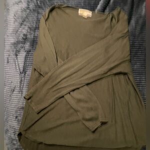 MICHAEL Michael Kors Olive Green Tunic Top